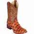 Men's Los Altos Monster Fish Skin Wide Square Toe Boots - Los Altos Boots