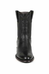 Men's Los Altos Original Leather Boots Roper Toe - Black 692105