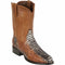 Men's Los Altos Original Python Boots Roper Toe - Rustic Cognac 695788 - Los Altos Boots