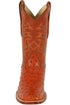 Men's Los Altos Ostrich Skin Wide Square Toe Boots - B