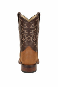 Men's Los Altos Wide Square Toe Crazy Leather Boots