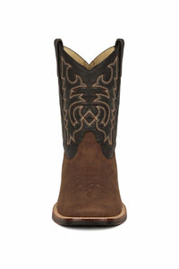 Men's Los Altos Wide Square Toe Crazy Leather Boots