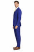 Mens Mantoni French Blue Suit – Stylish Blue Suit for Wedding, Business and Formal Wear