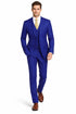 Mens Mantoni French Blue Suit – Stylish Blue Suit for Wedding, Business and Formal Wear