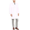 Mens Mid-Length Ivory Coats - 3/4 Length Mens Coat - Wool Car Coats $199