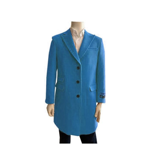 Mens Mid-Length Coats- 3/4 Length Mens Coat - Wool Car Coats $199