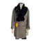 Mens Mid-Length Coats Light Grey - 3/4 Length Mens Coat - Wool Car Coats $199