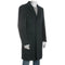 Mens Navy Blue Overcoat - Wool and Cashmere Topcoat