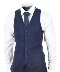 Thomas Shelby Navy Wool Suit – Peaky Blinders Inspired Classic Menswear