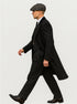 Mens Peaky Blinders Costume - peaky blinder outfit - Include peaky blinder actor cap Thomas Shelby Black Suit Overcoat & Hat