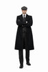 Mens Peaky Blinders Costume Thomas Shelby Suit & Overcoat