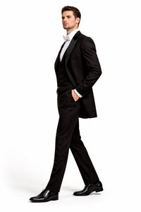 Mens Phantom of The Opera Tail Tuxedo Costume in Black