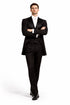 Mens Phantom of The Opera Tail Tuxedo Costume in Black