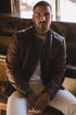 Mens Platini Brown Western Leather Jacket - Vintage Cowboy Style