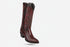 Mens King Exotic Ostrich Leg Boots Black Cherry (4980518)