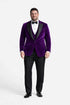 Mens Purple Velvet Dinner Jacket - Mens Evening jackets - Tuxedo Dinner Jacket