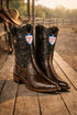 Men's Wild West Python Skin J Toe Boots 29957