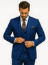Classic Royal Blue Suit with Chain Detail – Groom & Formal Wear