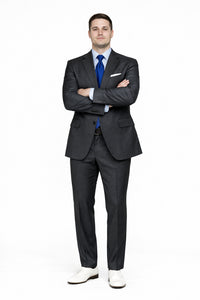 Men's Spectre Two Piece Suit Charcoal Grey James Bond Outfit