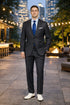 Men's Spectre Two Piece Suit Charcoal Grey James Bond Outfit