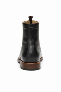 Mens Square Toe Lace Up Boots