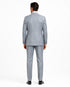 Mens Vested Gatsby Suit Pinstripe Grey Regular Fit Venetian