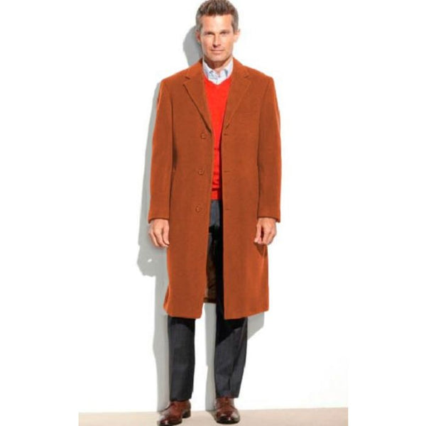 Mens Vicuna Coat Rust- $199