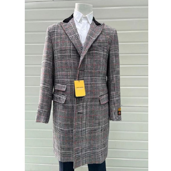 Mens Vintage Overcoats - Vintage Grey Topcoats