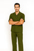 Mens Walking Suit in Color Olive Leisure Suit Causal Matching Shirt and Pants $99