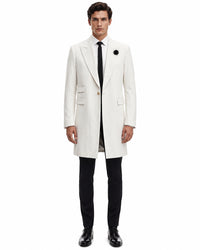 Mens White Velvet Victorian Tailcoat Tuxedo – Three Quarter Length Cutaway Stage And Wedding Jacket