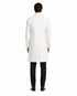 Mens White Velvet Victorian Tailcoat Tuxedo – Three Quarter Length Cutaway Stage And Wedding Jacket