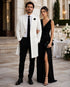 Mens White Velvet Victorian Tailcoat Tuxedo – Three Quarter Length Cutaway Stage And Wedding Jacket