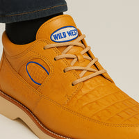 Men's Wild West Boots Caiman and Smooth Ostrich Skin Shoe 2ZA052802