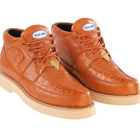 Men's Wild West Boots Caiman and Smooth Ostrich Skin Shoe 2ZA052803