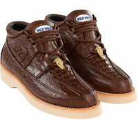Men's Wild West Boots Caiman and Smooth Ostrich Skin Shoe 2ZA052807