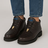 Men's Wild West Boots Caiman and Smooth Ostrich Skin Shoe 2ZA052818