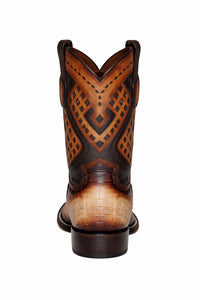 Men's Wild West Caiman Belly Square Toe Boot 2768215