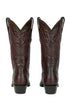 Men's Wild West Ostrich Leg Skin J Toe Boots 29905