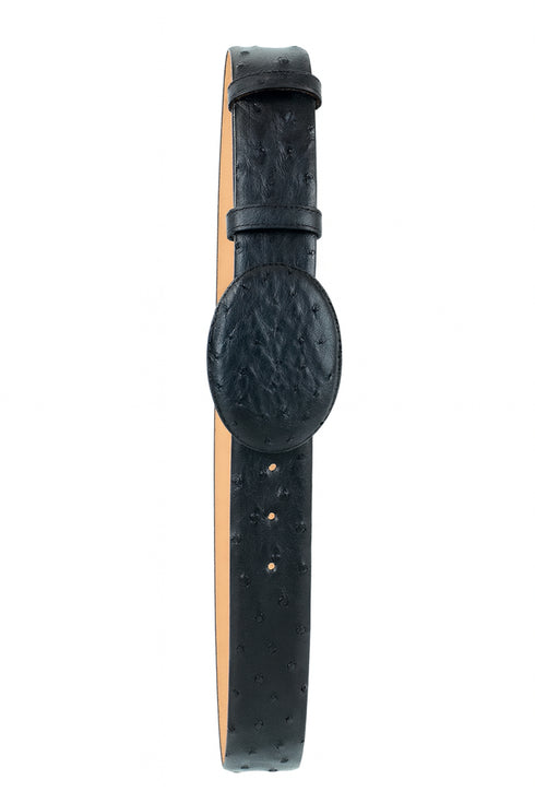 Men's Wild West Ostrich Skin Cowboy Belt 2C110305