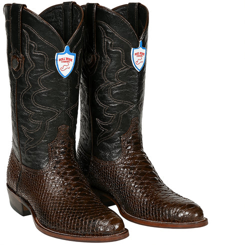 Men's Wild West Python Skin J Toe Boots 29957