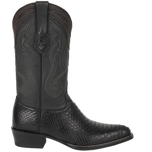 Men's Wild West Python Skin J Toe Boots 29957
