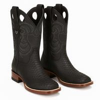 Men's Wild West Python Skin Rodeo Toe Boot 2818G5705