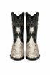 Men's Wild West Python Skin Snip Toe Boots 29457