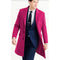 Men's Wool Car Coat - Pink Driver Coat