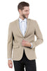 Mens Zegarie Brand Men's Basic Business Sport Coat Blazer in Khaki Tan