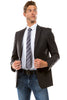 Mens Zegarie Brand Men's Designer Suit Separate Jacket in Charcoal Grey