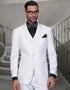 Statement Men's 3 Piece 100% Wool Suit - Elegant Solid