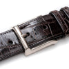 Mezlan Genuine Alligator Belt Dark Brown (AO7907)