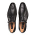 Mezlan Forest Wingtip Monkstrap Shoes Black (9268)