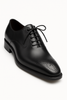 Gavino Black Calfskin Leather Mens Oxford By Mezlan Made In Spain Brand
